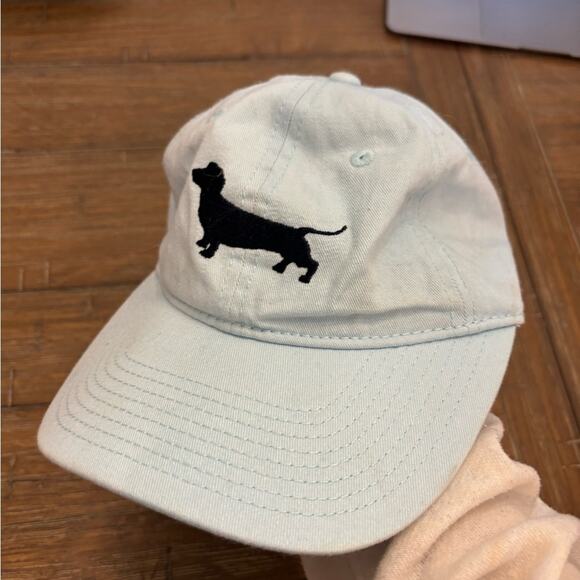 Seaside Wiener Dog Hat Ball Cap Blue GUC - Picture 1 of 4